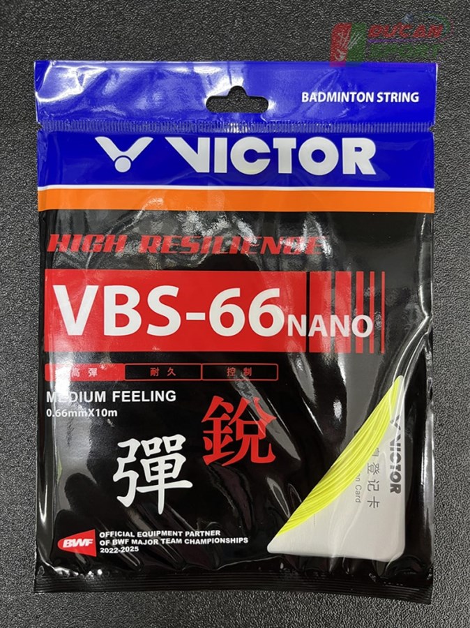 Cước Căng Vợt Cầu Lông Victor Vbs 66 Nano Dây Cước Chuẩn, Giá Tốt 