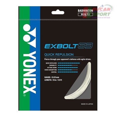 Cước Căng Vợt Cầu Lông Yonex Exbol 63 Dây Cước Chuẩn, Giá Tốt 