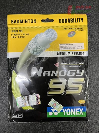 Cước Căng Vợt Cầu Lông Yonex Nanogy 95 Dây Cước Chuẩn, Giá Tốt 