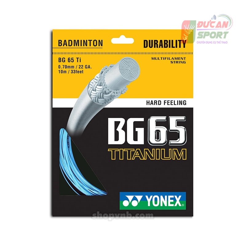 Cước Căng Vợt Cầu Lông Yonex Bg 65 Titanium Dây Cước Chuẩn, Giá Tốt 