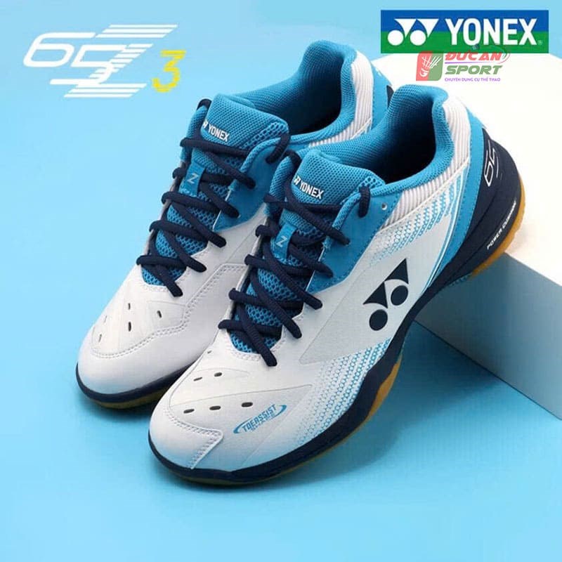 Giày Cầu Lông Yonex 65Z3 Men White/Ocean Blue Chính Hãng