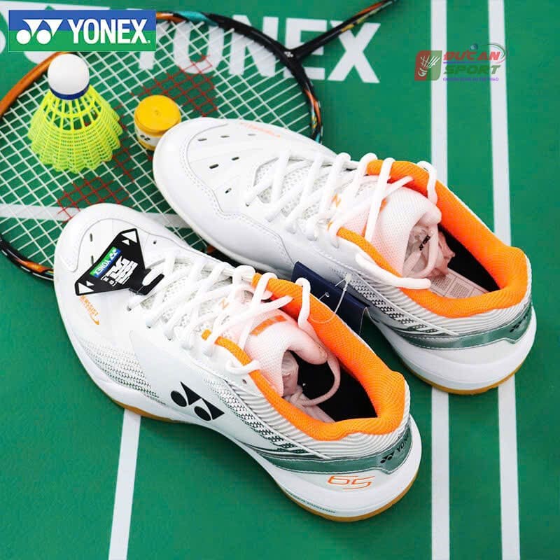Giày Cầu Lông Yonex 65Z3 Wide White/Orange Chính Hãng