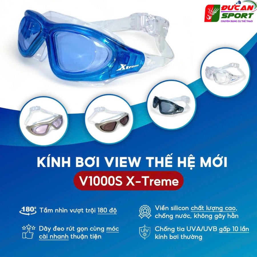 Kính bơi View V1000S X-Treme Phiên Bản Mắt To