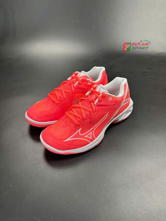 Giày Cầu Lông Mizuno Wave Claw 3 Màu Hồng Neon