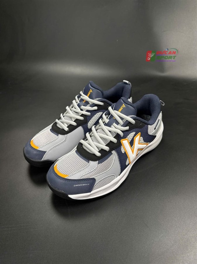 Giày Cầu Lông Kawasaki 3338 Màu Xám Xanh Than