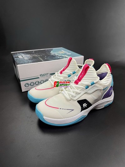 Giày Cầu Lông Felet Flying Pro V2 Màu Trắng