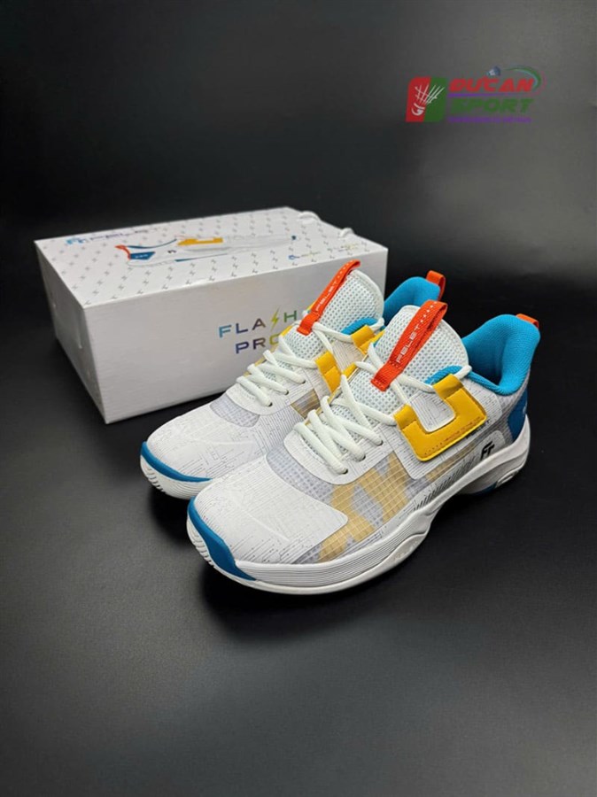 Giày Cầu Lông Felet Flash Pro Trắng | WHITE