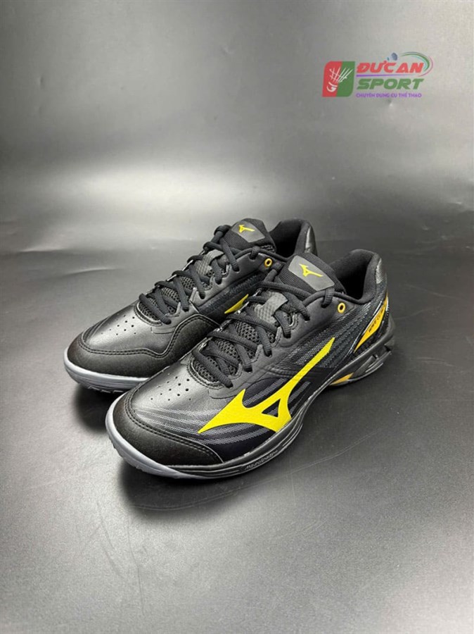 Giày Cầu Lông Mizuno Wave Claw 4 Đen Vàng Kim | 05