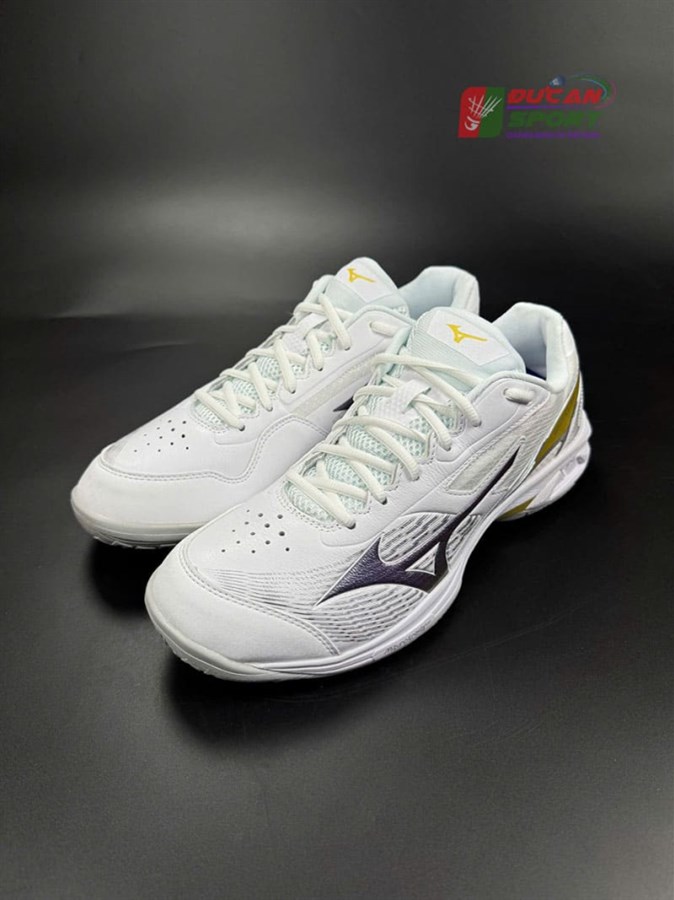 Giày Cầu Lông Mizuno Wave Claw Pro Trắng | 01