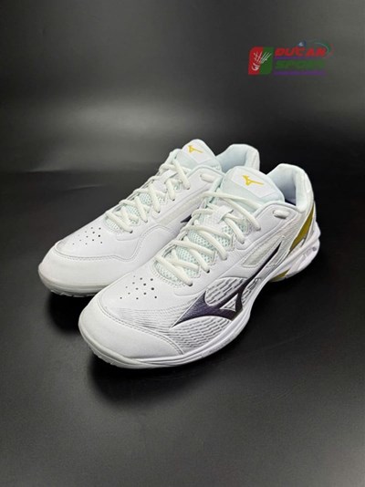 Giày Cầu Lông Mizuno Wave Claw Pro Trắng | 01
