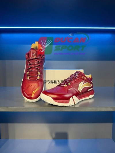 Giày Cầu Lông Lining Saga III Pro Ngựa Tết Limited Màu Đỏ Sẫm
