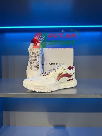 Giày Cầu Lông Lining Saga III Pro Ngựa Tết Limited Màu Trắng