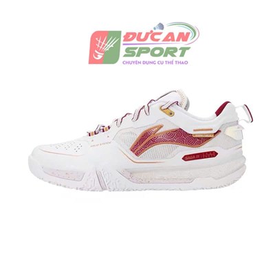Giày Cầu Lông Lining Saga III Pro Ngựa Tết Limited Màu Trắng