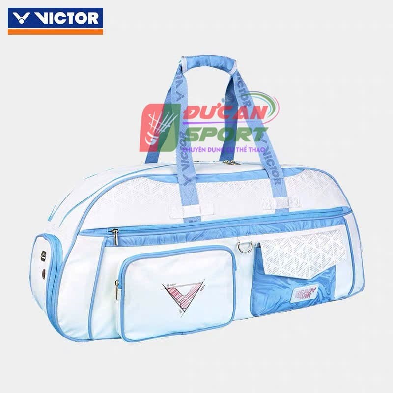 Bao Vuông Cầu Lông Victor Lee Zii Jia Trắng Xanh | BR5643 M