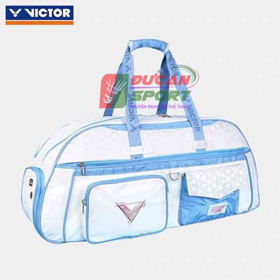 Bao Vuông Cầu Lông Victor Lee Zii Jia Trắng Xanh | BR5643 M