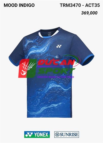 Áo Cầu Lông Yonex Active 35 TRM3470 - Mood Indigo