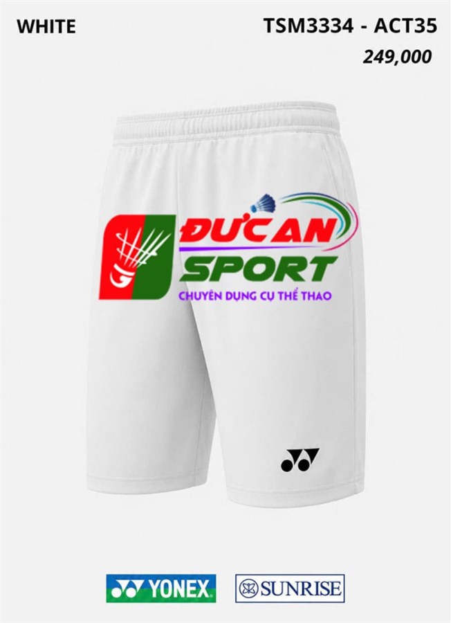 Quần Cầu Lông Yonex Active 35 TSM3334 - White