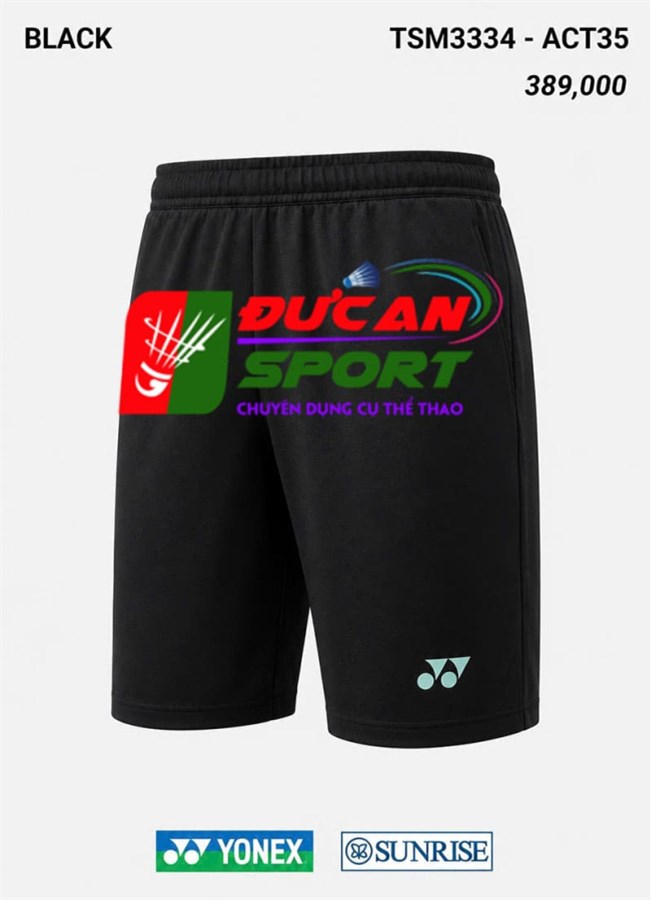 Quần Cầu Lông Yonex Active 35 TSM3334 - Black